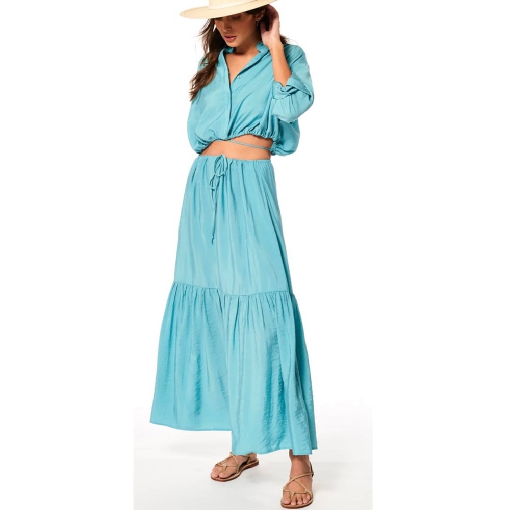 YFB JULEP SET in TURQUOISE (2 pc set) Young Fabulous and broke
